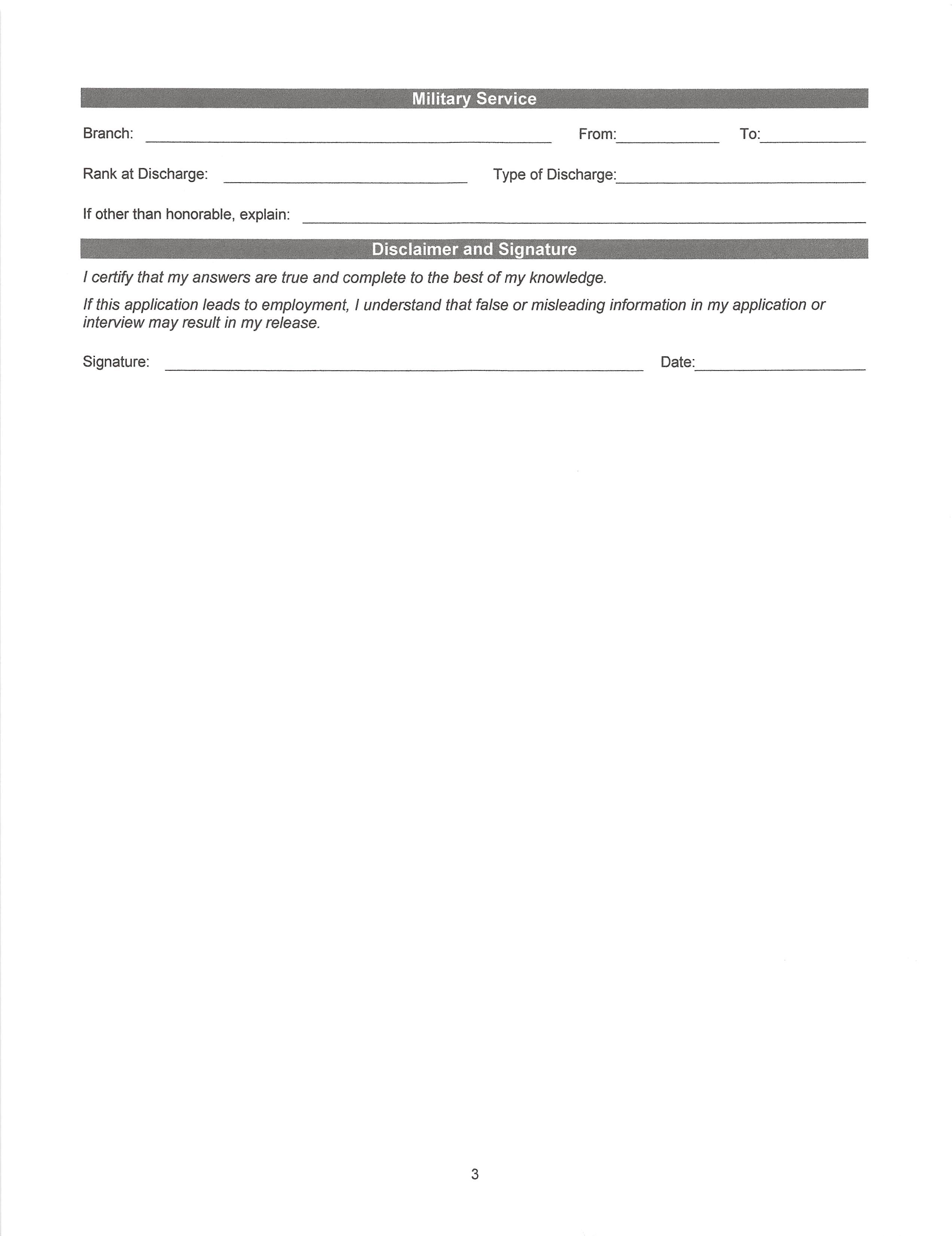 Frames Lawn Care And Snow Removal Employment Application 